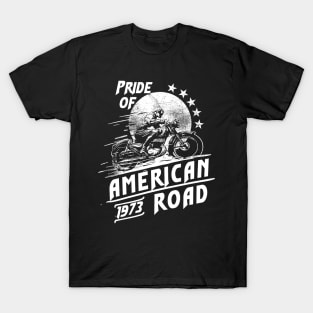 American 1973 Rood T-Shirt